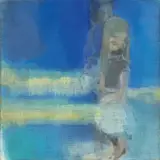 Leiko Ikemura, Umdrehen in Hellblau