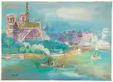 Jean Dufy, L’abside de Notre-Dame
