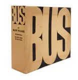 Mason Williams, Bus Book, 1967, Actual-sized photograph of a bus silkscreened on billboard stock in 16 sections; presented in a cardboard box