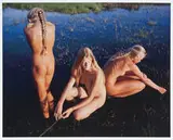 Jock Sturges, Lotte, Alice and Nikki: Montalivet, France, 1996