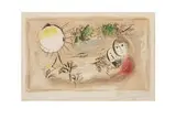 Marc Chagall, The Rest, 1968, Color lithograph on Arches