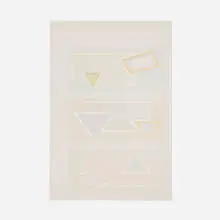 Pastel Stack (from the Stacks series) by Frank Stella, 1970, screenprint in colors on English vellum graph paper, sold Oct 2021