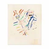 Willem de Kooning, Untitled, c. 1972, lithograph in colors