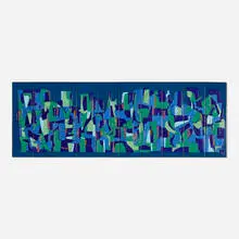 Untitled by Modern, c. 1965, enameled copper, sold Oct 2021