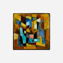 Karl Drerup, Untitled, enameled metal