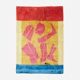 Ernest Trova, Study/Falling Man tapestry, c. 1965, hand-knotted wool