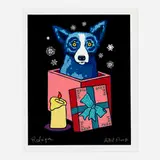 Midnight Surprise by George Rodrigue, 2000, screenprint in colors, sold Oct 2021