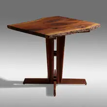 James Martin, Pedestal table, American black walnut