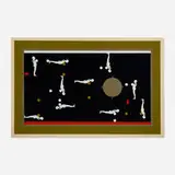Ernest Trova, Falling Man Manscape, 1966, screenprint in colors