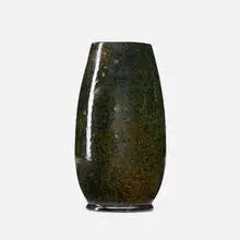 Vase by George E. Ohr, 1897-1900, glazed earthenware, sold Oct 2021