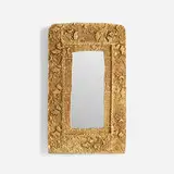 Pierre Casenove, Wall mirror, c. 1990, gilt bronze, mirrored glass