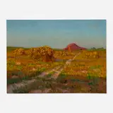 Marie Løkke, Autumn Harvest, oil on canvas