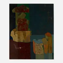 John Ferren, The Unfinished Column, 1947, oil on canvas