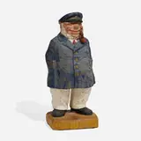 Carl Hallsthammar, The Swedish Sea Captain, carved and painted wood