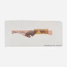 Untitled (Dear John) by Ray Johnson, c. 1970, collage on paper, sold Sep 2014