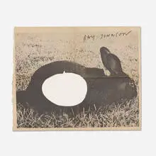 Untitled by Ray Johnson, c. 1970, ink on paper, sold Sep 2014