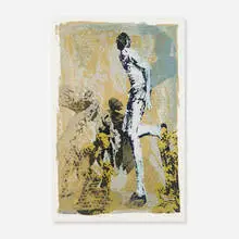 Untitled by Jörg Immendorff, 2006, serigraph on paper, sold Sep 2014