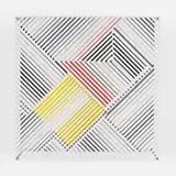 Structure Cinétique (Sotomagie) by Jesús Rafael Soto, 1967, screenprint on Plexiglas with metal rods, sold Sep 2014
