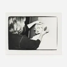 Andy Warhol in Drag by Andy Warhol, 1981, gelatin silver print, sold Sep 2014