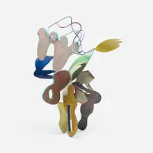 Peter Reginato, Shoestring Catch, 1985, polychromed steel