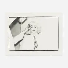 Andy Warhol in Drag by Andy Warhol, 1981, gelatin silver print, sold Sep 2014