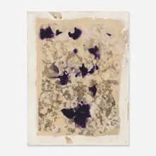 JPW3, Wax, 2014, ink, ink transfers and wax on canvas