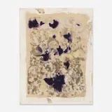 JPW3, Wax, 2014, ink, ink transfers and wax on canvas