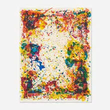 Freshet by Sam Francis, 1972, screenprint on Arches paper, sold Sep 2014