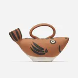 Fish Subject vase by Pablo Picasso, 1952, red earthenware with engobe decoration, sold Sep 2014