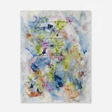 Dan Colen, Untitled (Flowers), 2012, flower petals and pigment on paper
