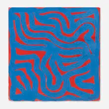 Loops & Curves by Sol LeWitt, 1999, gouache on paper, sold Sep 2014