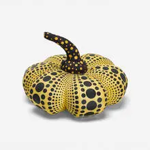 Pumpkin by Yayoi Kusama, 2004, screenprint on nylon, sold Sep 2014
