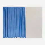 Michelangelo Pistoletto, Tenda blu (Blue Curtain)