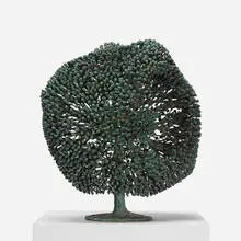 Harry Bertoia, Untitled (Bush Form), c. 1970, welded copper and bronze with applied patina