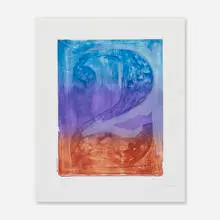 Jasper Johns, Figure 2, 1968-1969, lithograph on paper