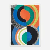 Grand Idole by Sonia Delaunay, c. 1975, lithograph on paper, sold Sep 2014