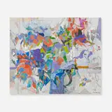 Hans Moller, Foliage, 1955, oil on linen