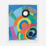 Thunderbird by Sonia Delaunay, 1975, lithograph on paper, sold Sep 2014
