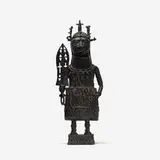 Benin, figure, c. 1915, cast bronze