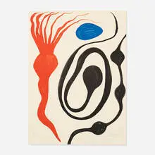 Alexander Calder, Untitled, lithograph on paper