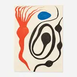 Untitled by Alexander Calder, lithograph on paper, sold Sep 2014