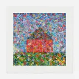Jennifer Bartlett, Untitled (House of Dots), 1999, serigraph on paper