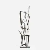 Tony (Bernard) Rosenthal, Harp Player, 1953, cut and welded bronze
