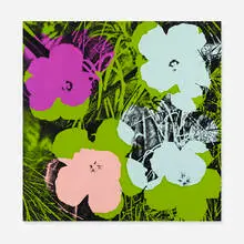 Andy Warhol, Flowers, 1970, screenprint on paper