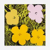 Andy Warhol, Flowers, 1970, screenprint on paper