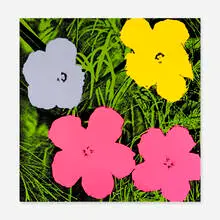 Andy Warhol, Flowers, 1970, screenprint on paper