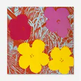 Andy Warhol, Flowers, 1970, screenprint on paper
