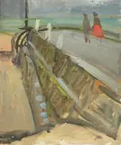 Fred Dubery, Untitled, oil on board 14 x 18cm