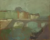 Fred Dubery, Untitled, Fred Dubery (1926-2011) THE SEINE Oil on board 25.5 x 30.5cm and eight others