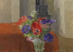 Fred Dubery, Untitled, oil on board 31 x 44cm; and four others